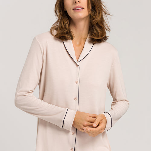 77966 Natural Comfort L/Slv Pajama - 1809 Almond