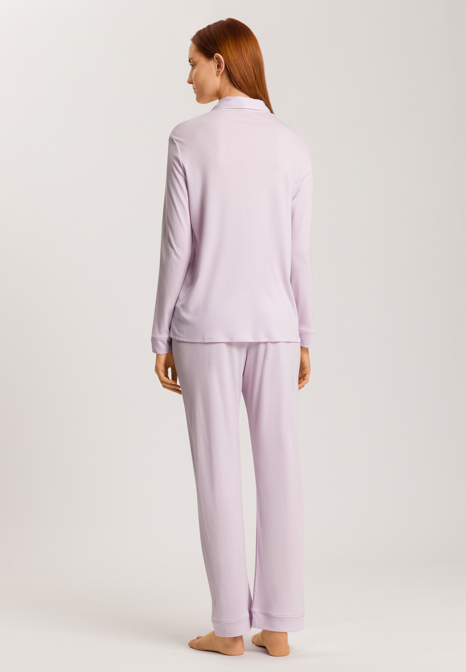 77966 Natural Comfort Long Sleeve Pajama Set - 2464 Lilac Fog