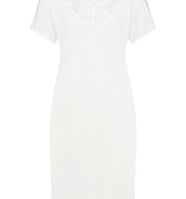 77972 Juna Short Sleeve Gown - 102 Off White