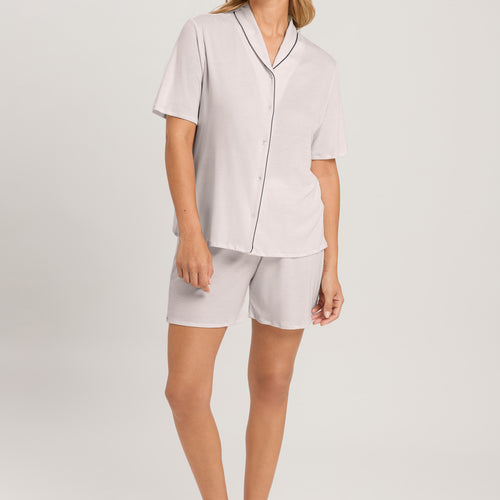 77977 Natural Comfort S/Slv Short Pajama - 1809 Almond