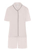 77977 Natural Comfort S/Slv Short Pajama - 1809 Almond