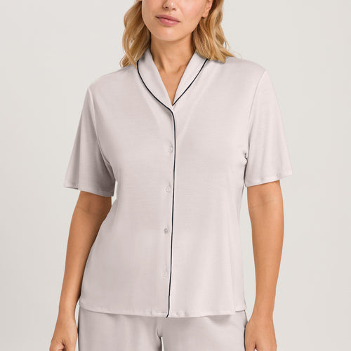 77977 Natural Comfort S/Slv Short Pajama - 1809 Almond