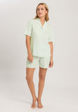 77977 Natural Comfort S/Slv Short Pajama - 2706 Green Tea