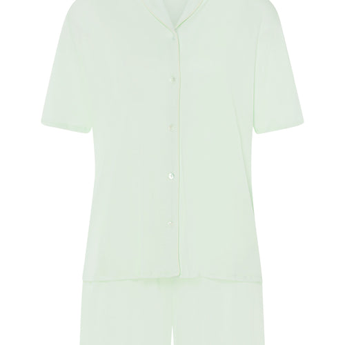 77977 Natural Comfort S/Slv Short Pajama - 2706 Green Tea