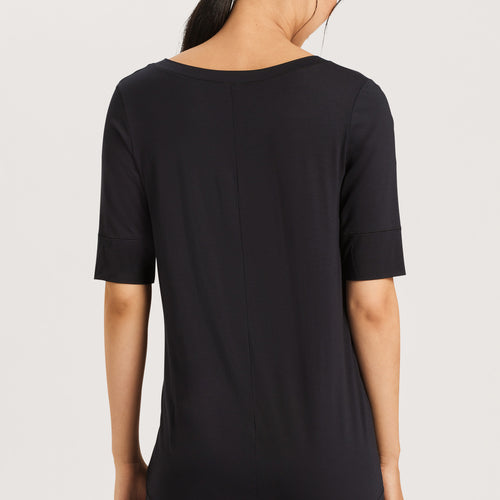 77994 Yoga 3/4 Sleeve Top - 019 Black