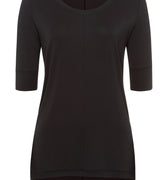 77994 Yoga 3/4 Sleeve Top - 019 Black