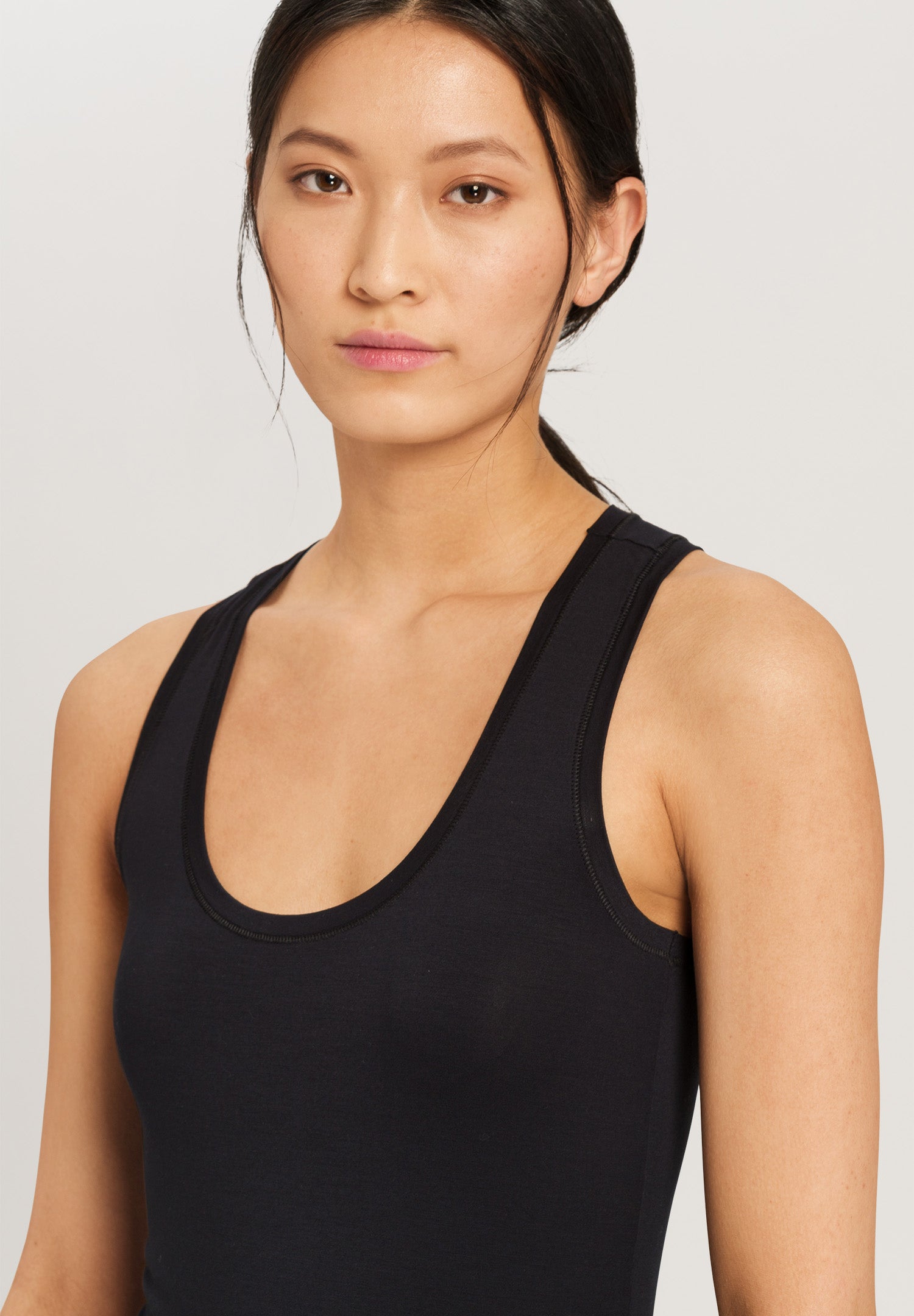 77995 Yoga Racer Back Tank Top - 019 Black