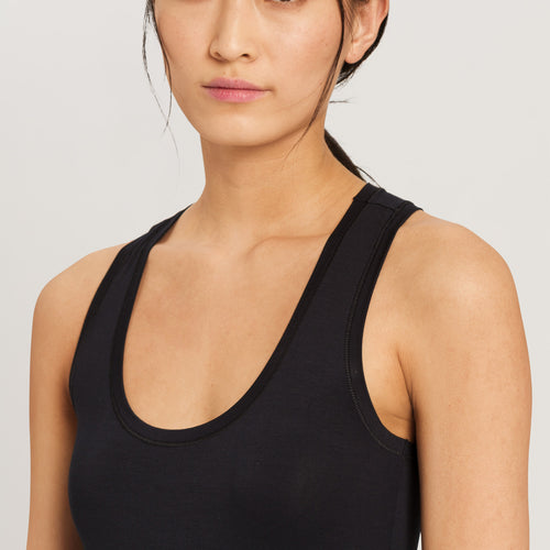 77995 Yoga Racer Back Tank Top - 019 Black