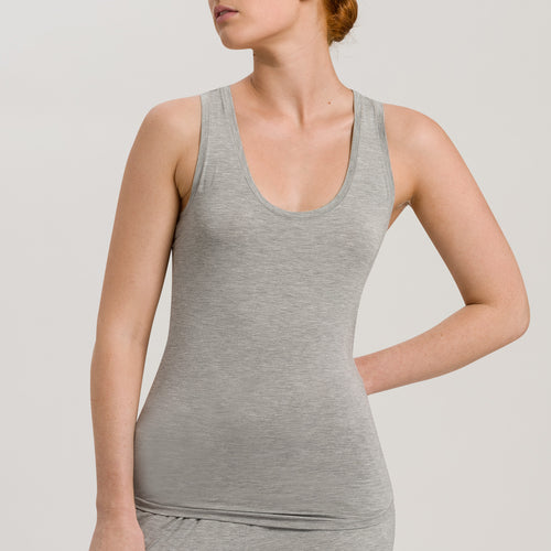 77995 Yoga Racer Back Tank Top - 1148 Grit Melange