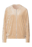 Favourites Zip-Up Velvet Jacket | Coffee Quartz 78145-2216