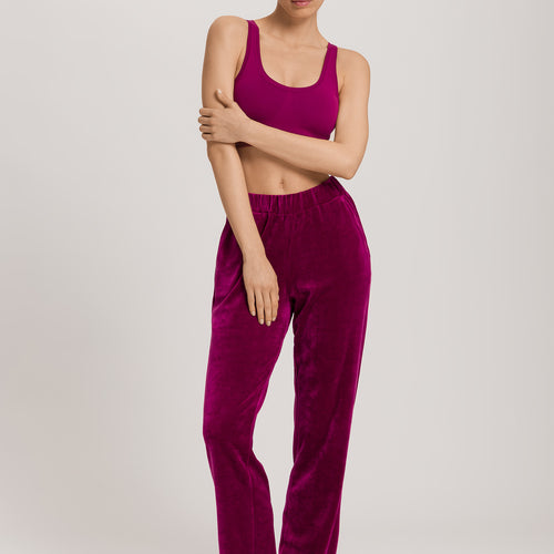 Favourites Velvet Lounge Pants | Pink Tourmaline 78166-2473
