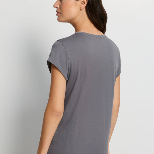 Natural Shirt S/Slv Shirt V-Neck | Mercury 78256-2181