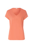 Natural Shirt S/Slv Shirt V-Neck | Light Carnelian 78256-2288