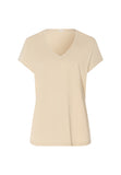 Natural Shirt S/Slv Shirt V-Neck | Oyster Gray 78256-2671