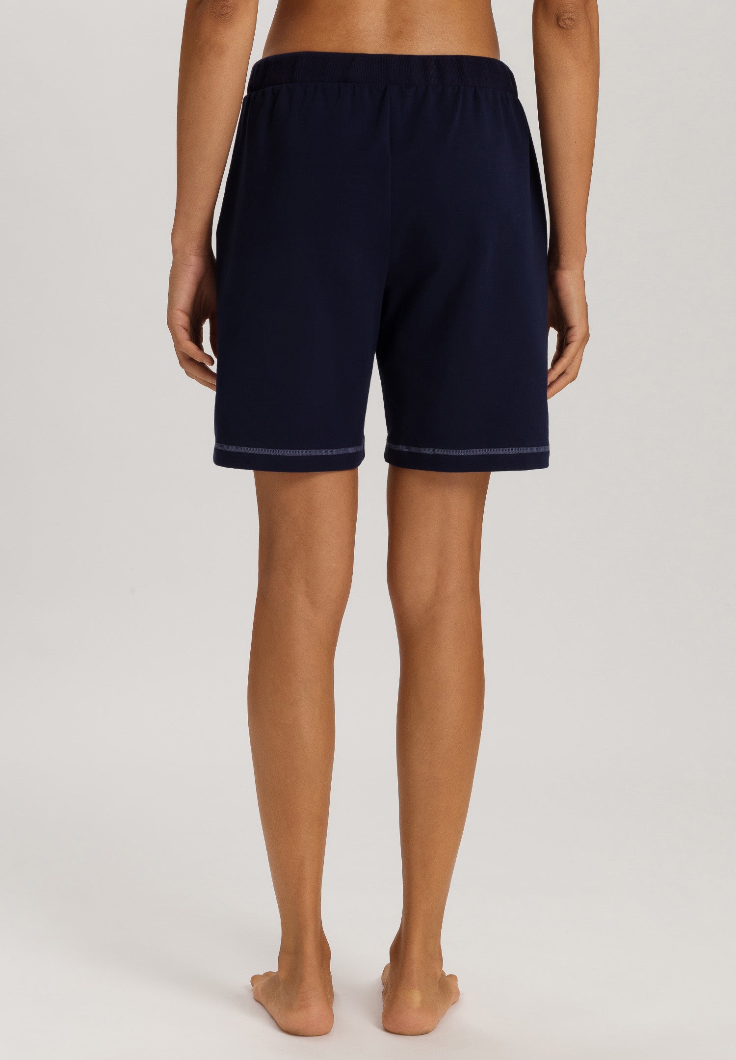 Natural Living Organic Cotton Drawsting Shorts | Deep Navy 78464-1610