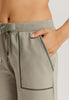 Natural Living Organic Cotton Drawsting Shorts | Crystal Green 78464-2732