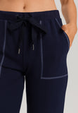 Natural Living Organic Cotton Drawstring Lounge Shorts | Deep Navy 78468-1610