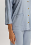 Pure Comfort Tencel™ Button Front Jacket | Sea Breeze 78479-2622