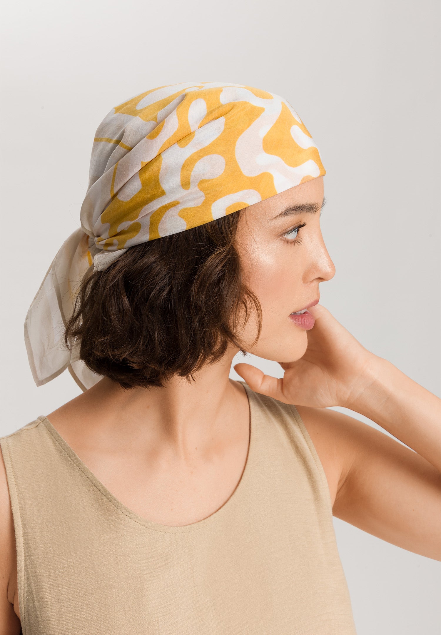 Accessoires Cotton Blend Scarf | Golden Ornament 78494-3029