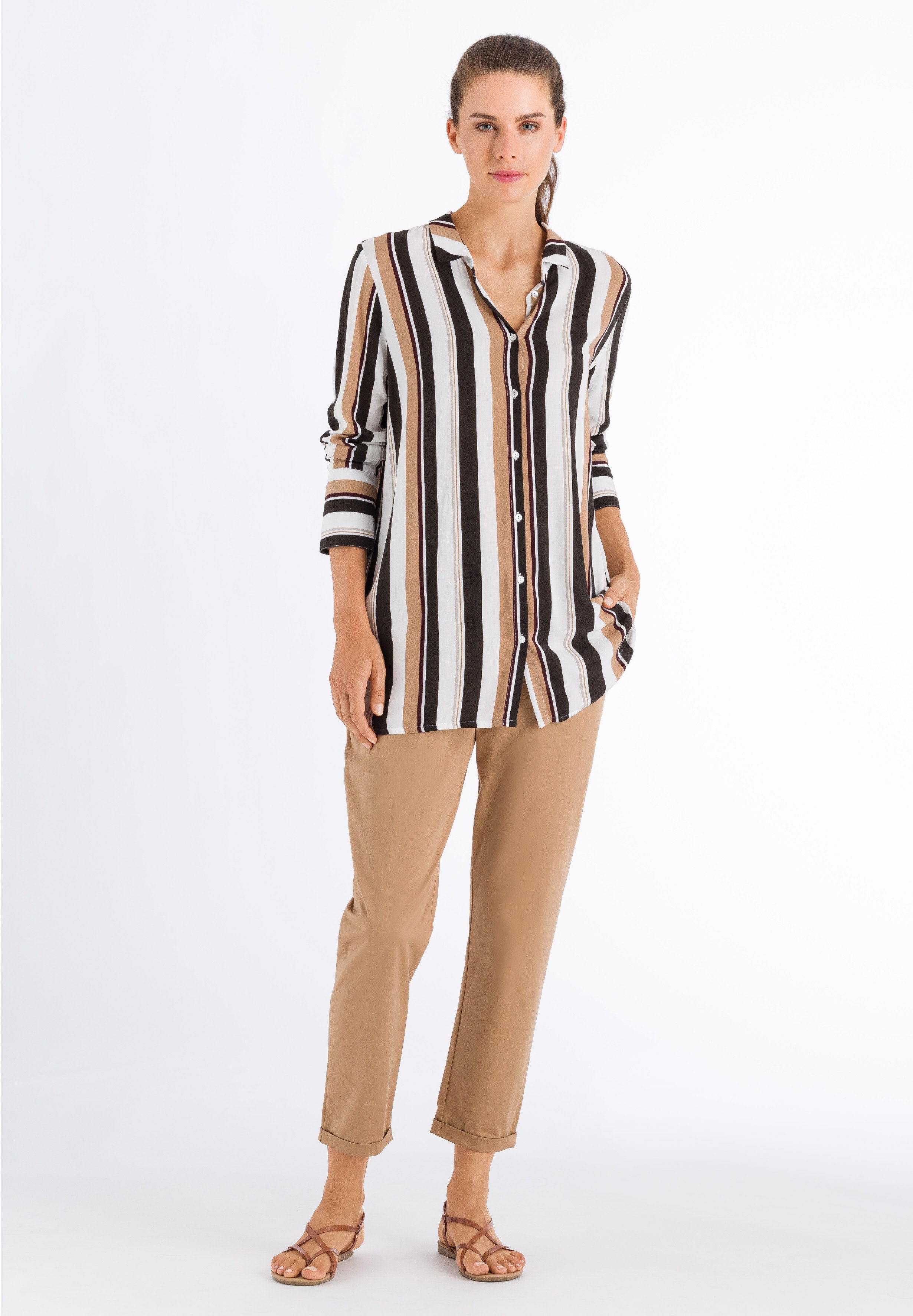 78521 Favourites Long Sleeve Shirt - 1934 Everglade Stripe