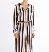 78522 Favourites Long Sleeve Dress - 1934 Everglade Stripe