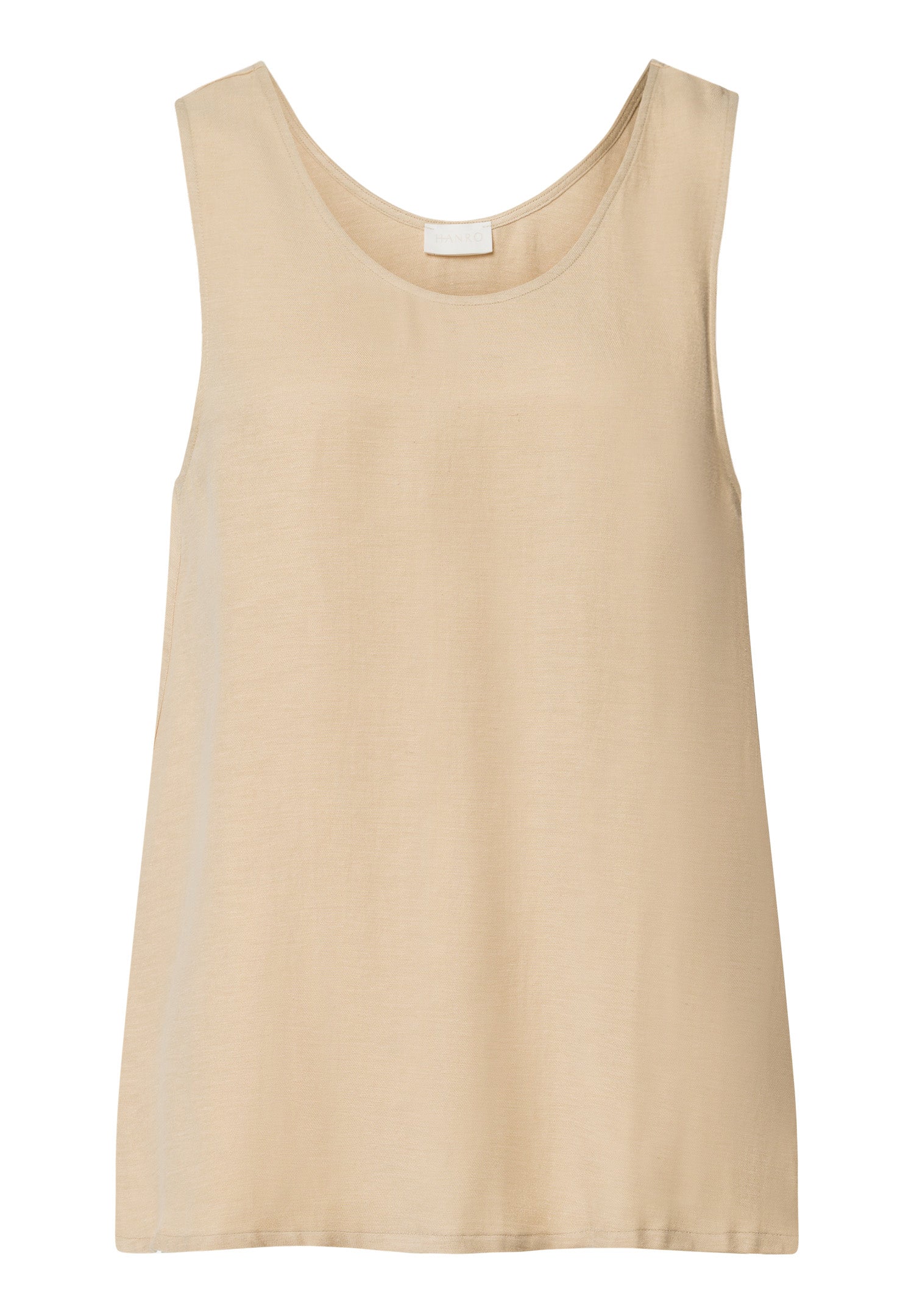 Urban Casuals Relaxed Linen Blend Tank Top | Iced Cappuccino 78524-2846