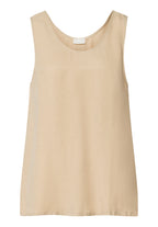 Urban Casuals Relaxed Linen Blend Tank Top | Iced Cappuccino 78524-2846