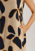 Urban Casuals Linen Blend Dress | Desert Flower 78527-3007