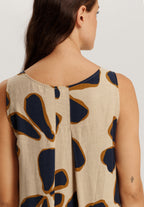Urban Casuals Linen Blend Dress | Desert Flower 78527-3007