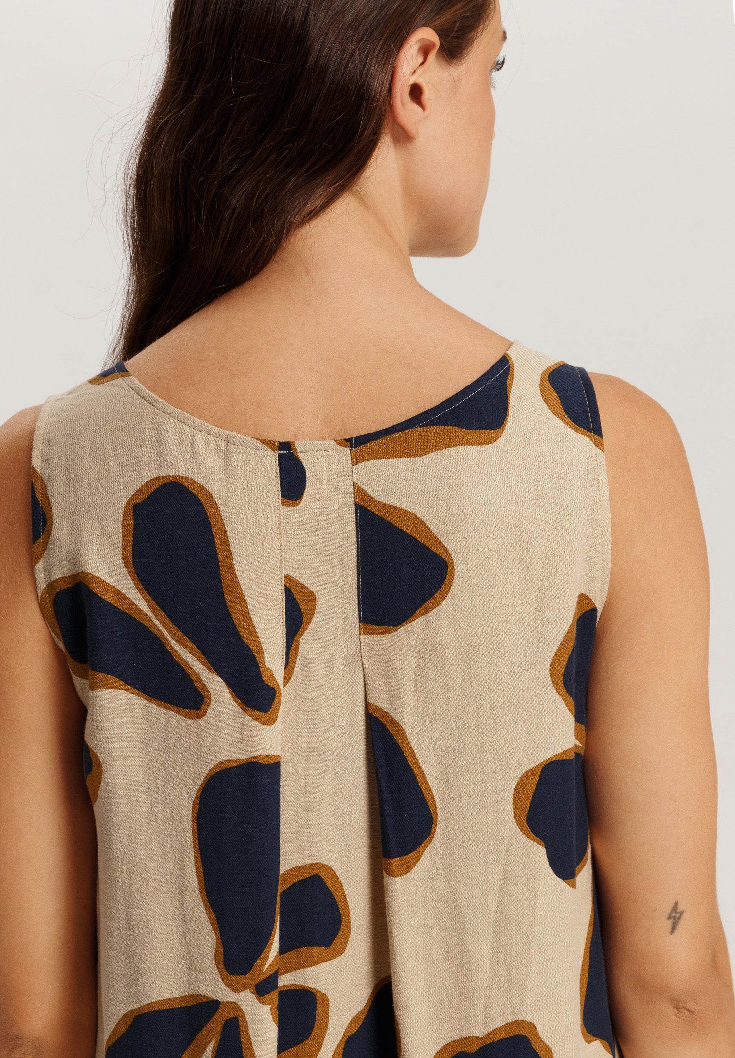 Urban Casuals Linen Blend Dress | Desert Flower 78527-3007