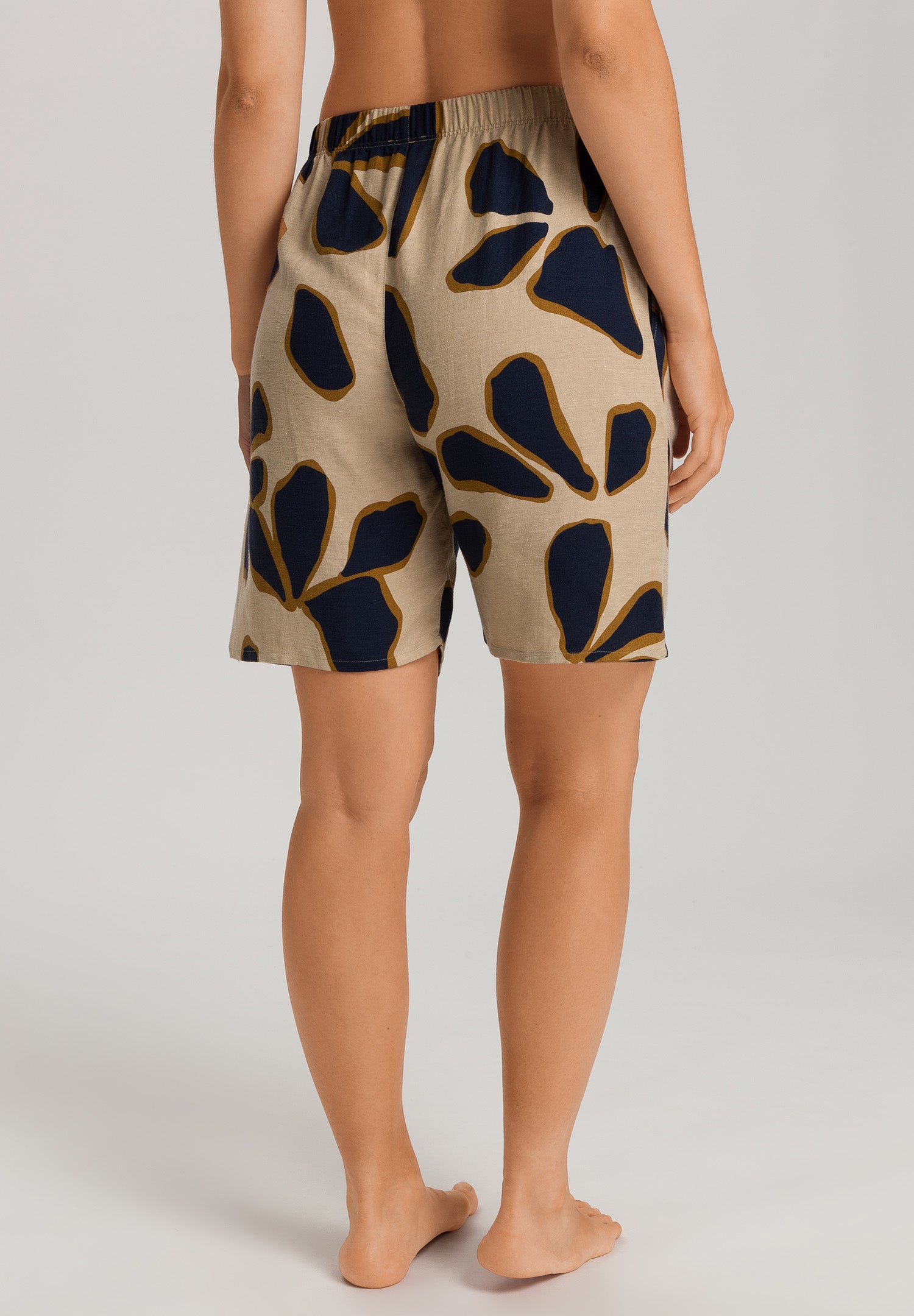 Urban Casuals Linen Blend Drawstring Shorts | Desert Flower 78535-3007