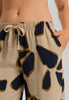 Urban Casuals Linen Blend Drawstring Shorts | Desert Flower 78535-3007