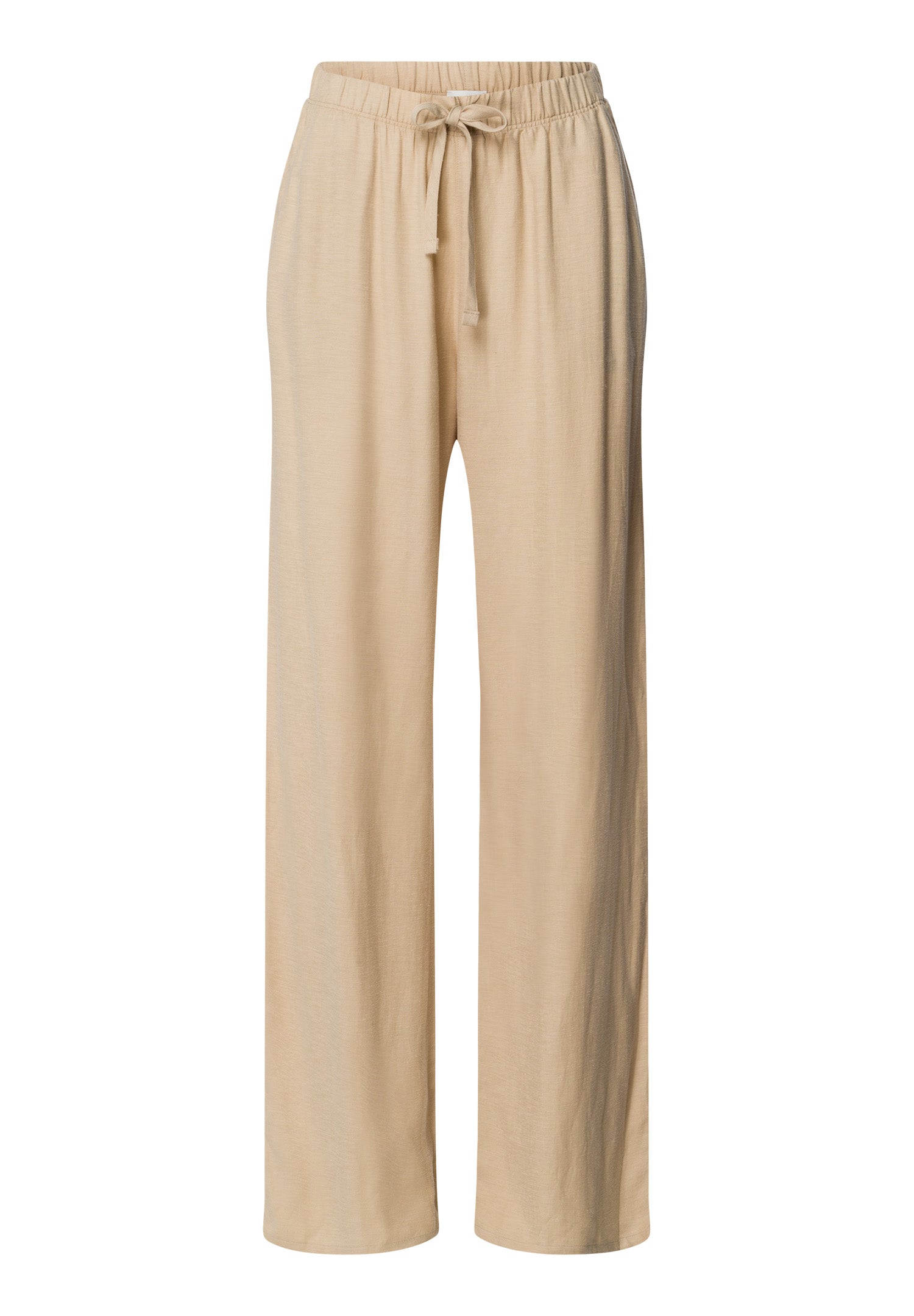 Urban Casuals Linen Blend Drawstring Pants | Iced Cappuccino 78537-2846