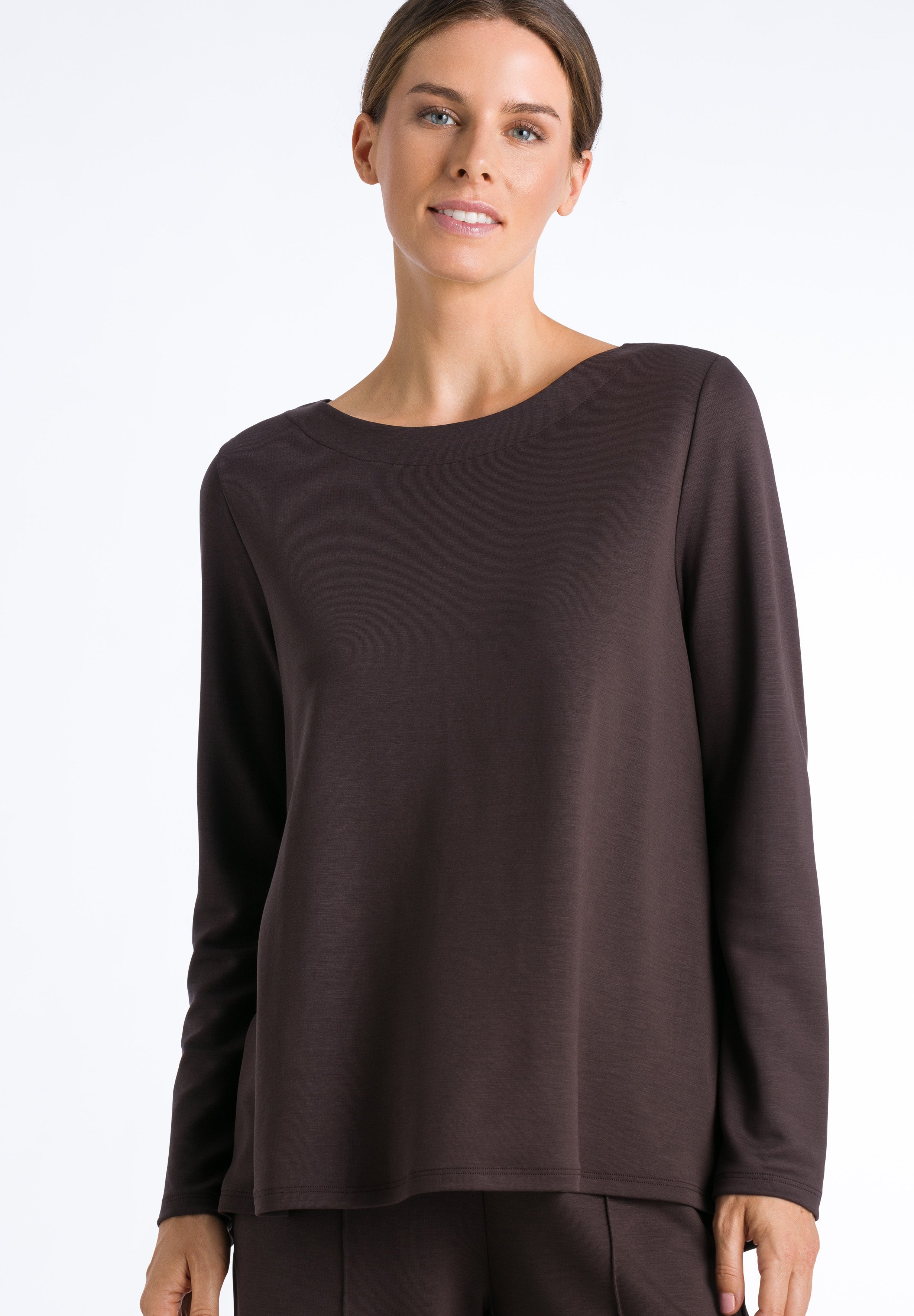 78602 Pure Comfort Long Sleeve Shirt - 1772 Black Coffee