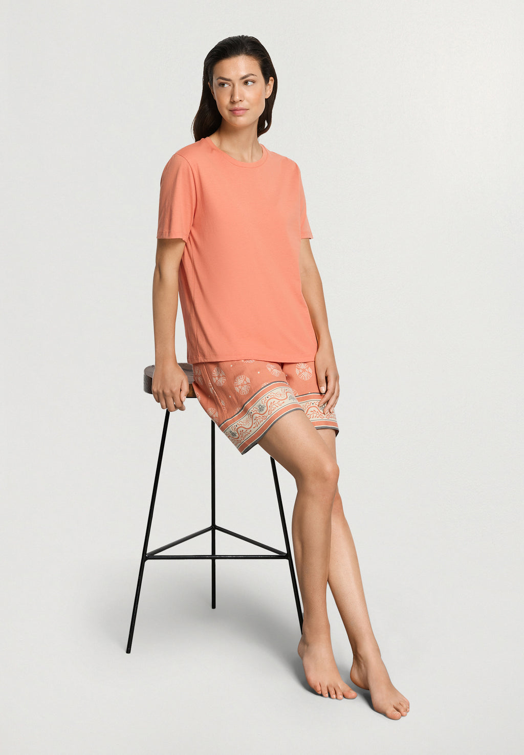 Natural Shirt Organic Cotton Top | Light Carnelian 78662-2288