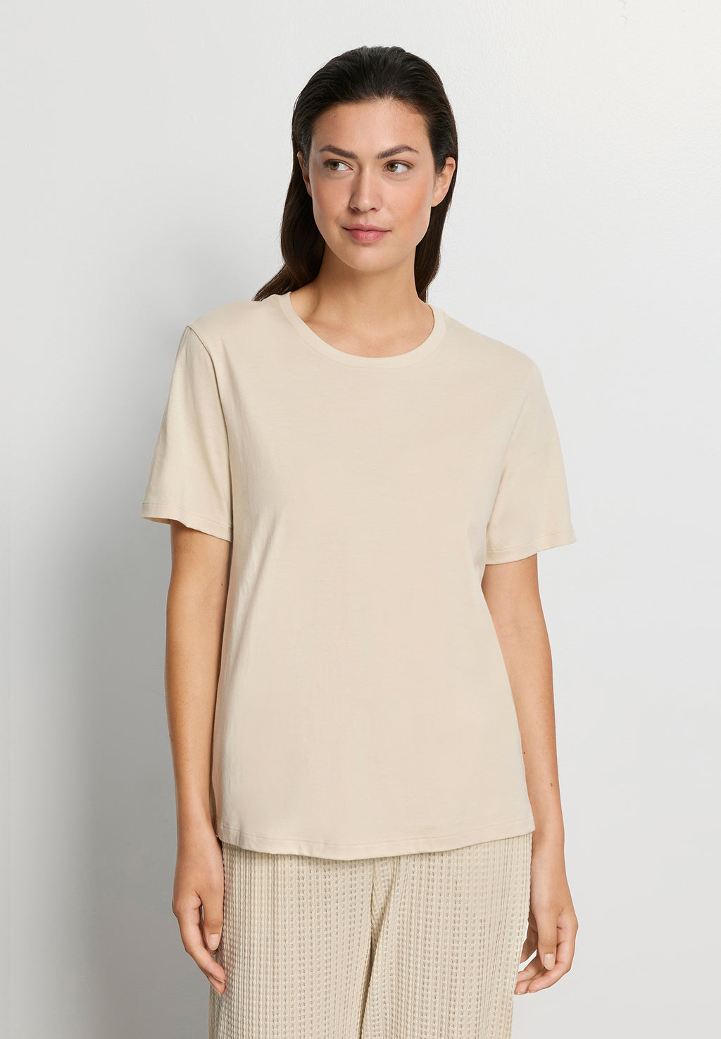 Natural Shirt Organic Cotton Top | Oyster Gray 78662-2671