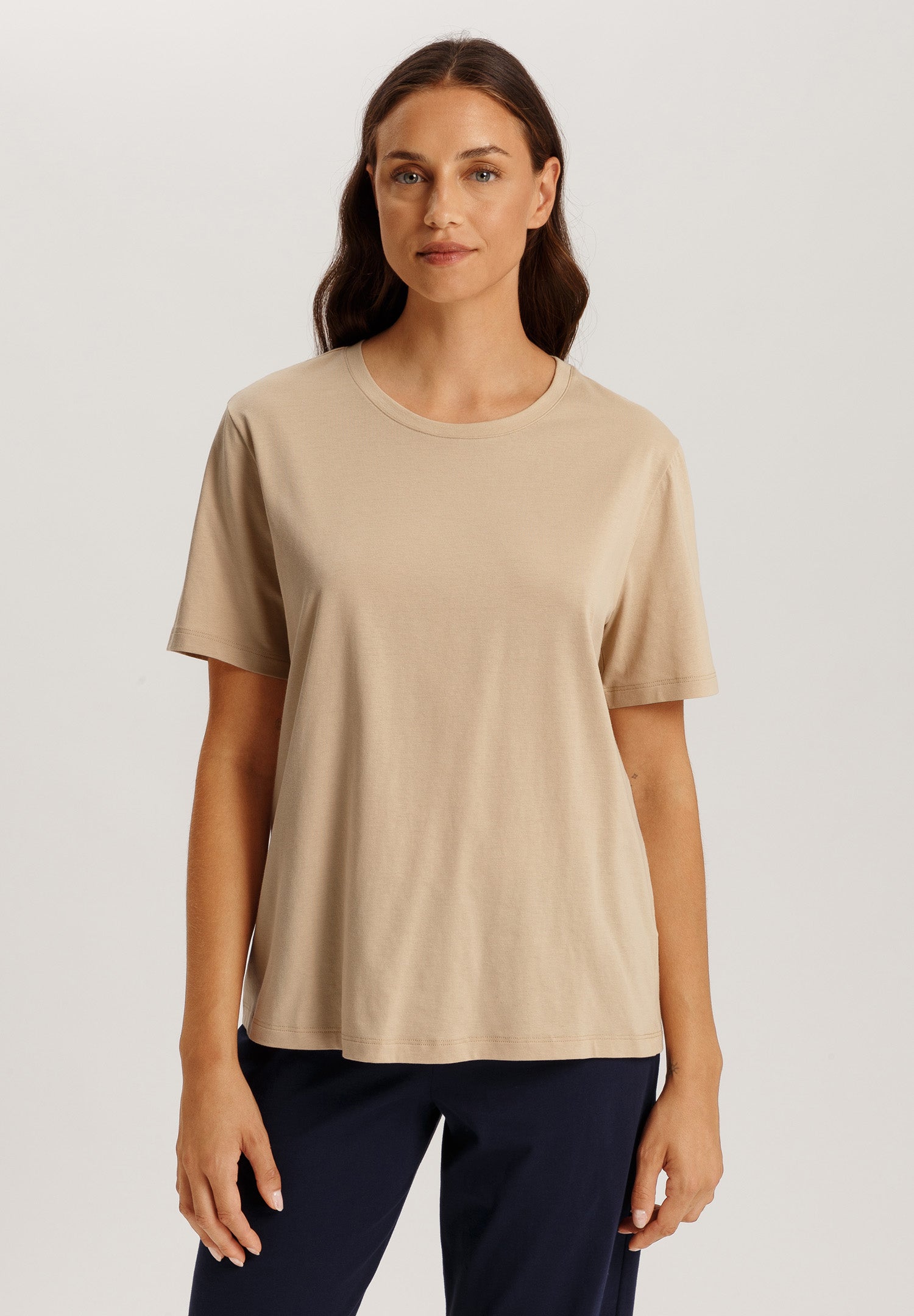 Natural Shirt Organic Cotton Top | Iced Cappuccino 78662-2846