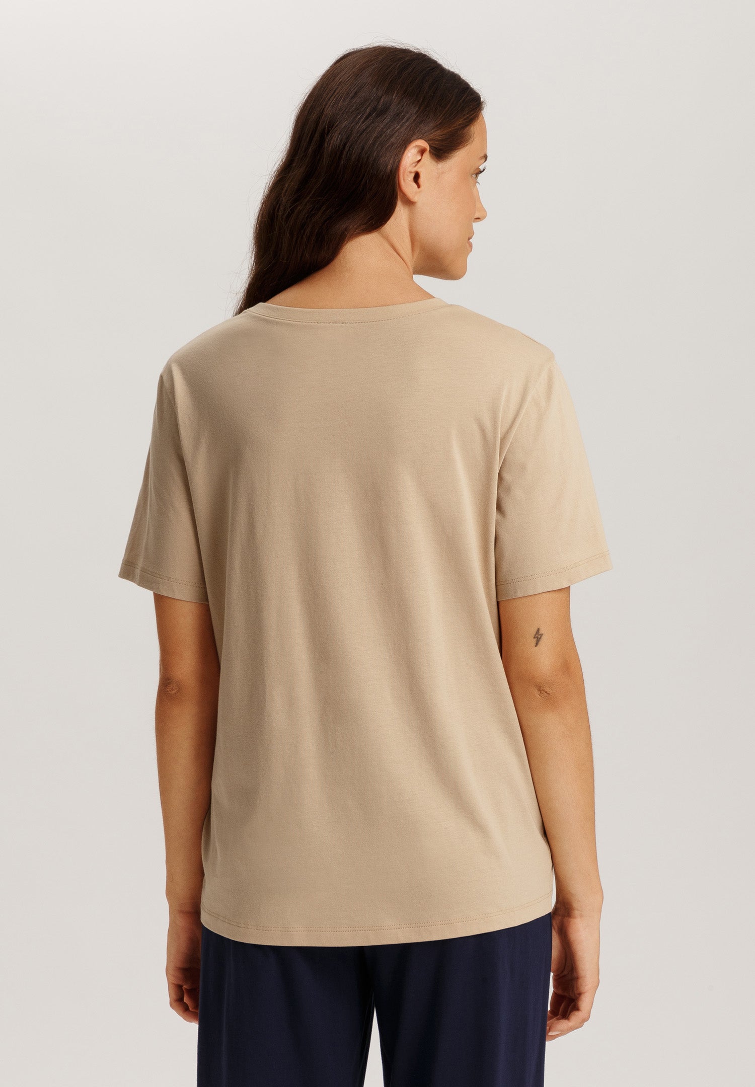 Natural Shirt Organic Cotton Top | Iced Cappuccino 78662-2846