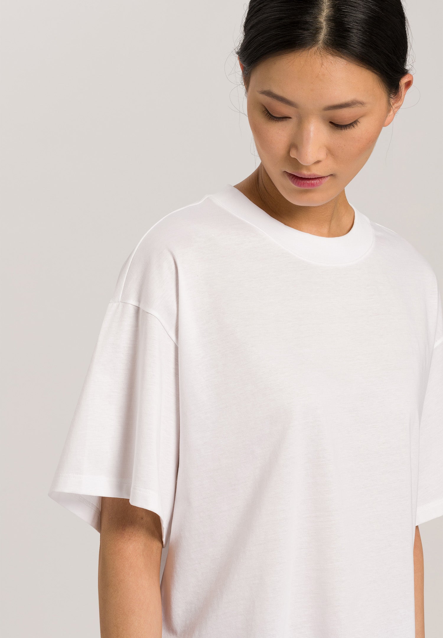 78663 Natural Shirt Short Sleeve Shirt Overcut - 101 White