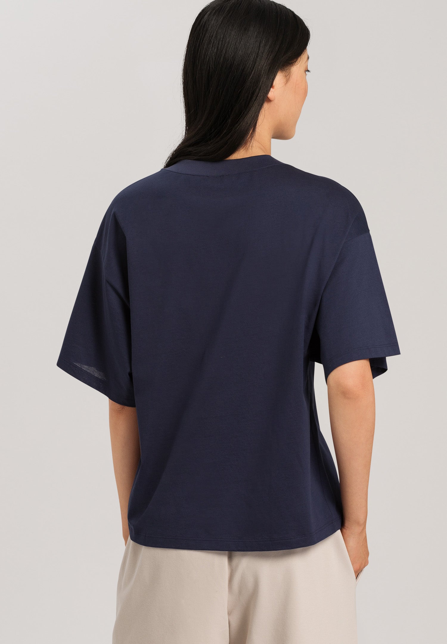 78663 Natural Shirt Short Sleeve Shirt Overcut - 1650 Blueberry