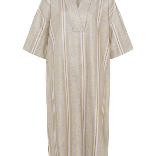 78671 Urban Casuals Dress - 2960 Affogato Stripe