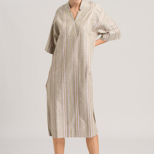 78671 Urban Casuals Dress - 2960 Affogato Stripe