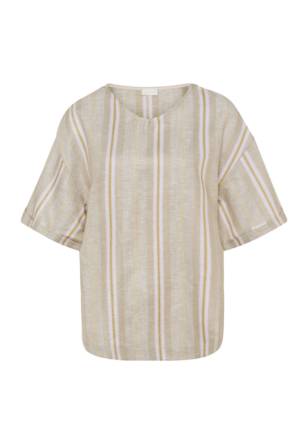 78672 Urban Casuals Short Sleeve Shirt - 2960 Affogato Stripe