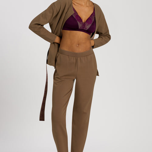 78679 Pure Comfort Belted Cardigan - 2821 Walnut