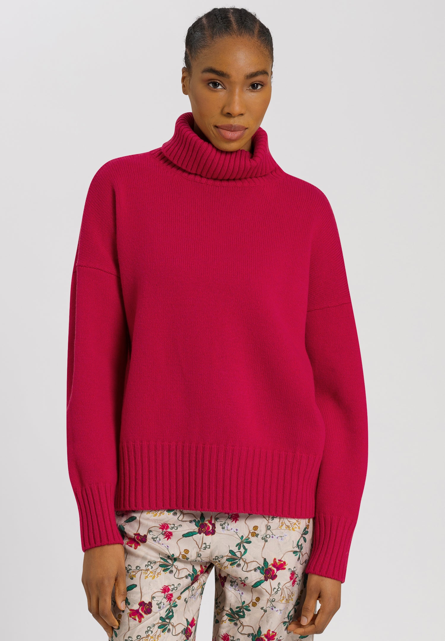 78699 Knits Turtleneck Pullover - 2310 Pink Mimosa