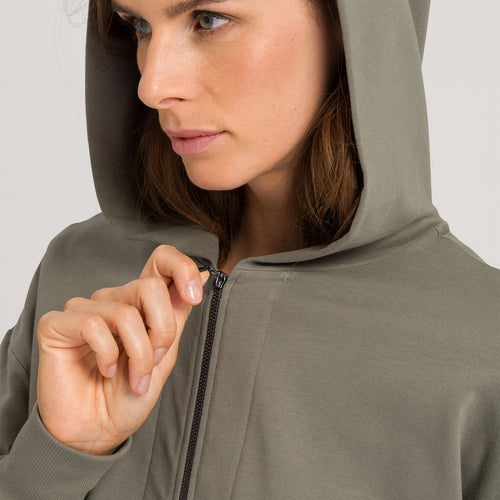 78703 Natural Living Hoodie Jacket - 2668 Antique Green