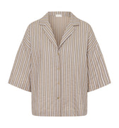 78708 Urban Casuals Short Sleeve Shirt - 2370 Earthy Stripe