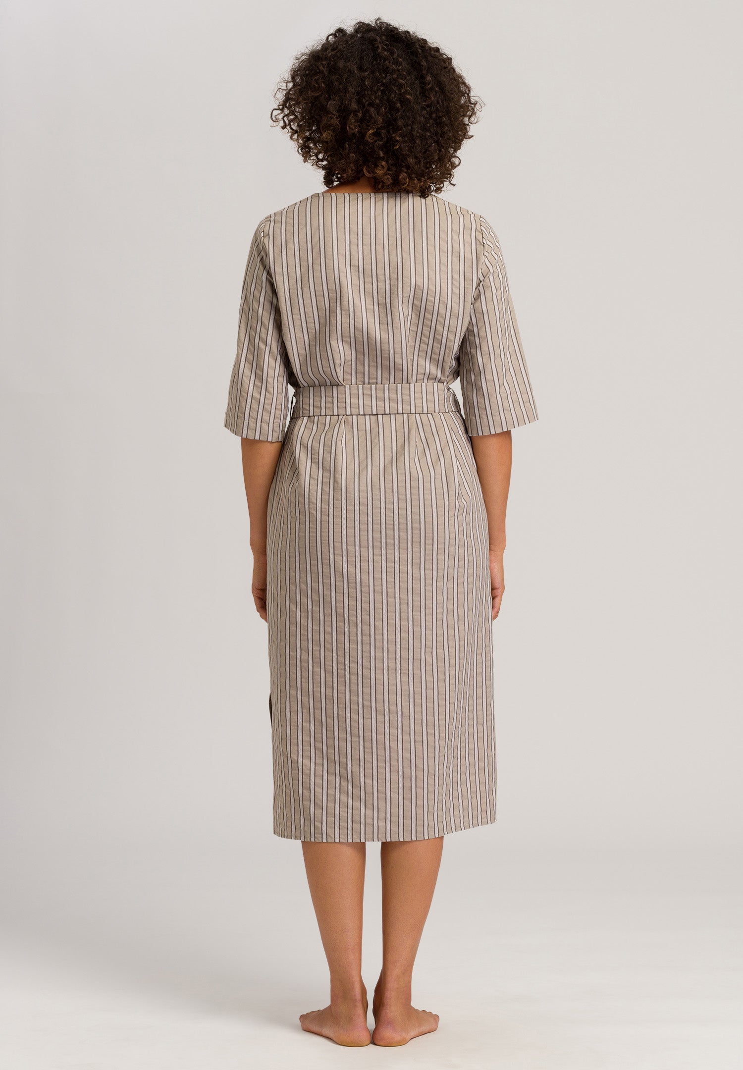 78709 Urban Casuals Dress - 2370 Earthy Stripe