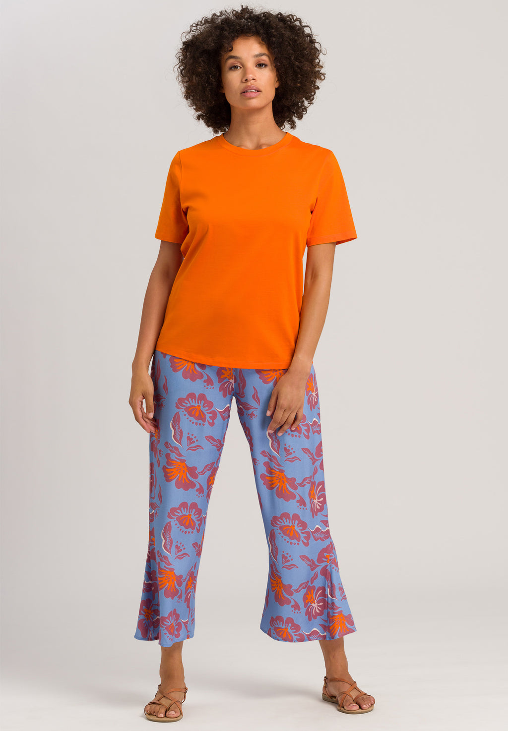 78732 Sunny Vibes Crop Pants - 2368 Vivid Flowers