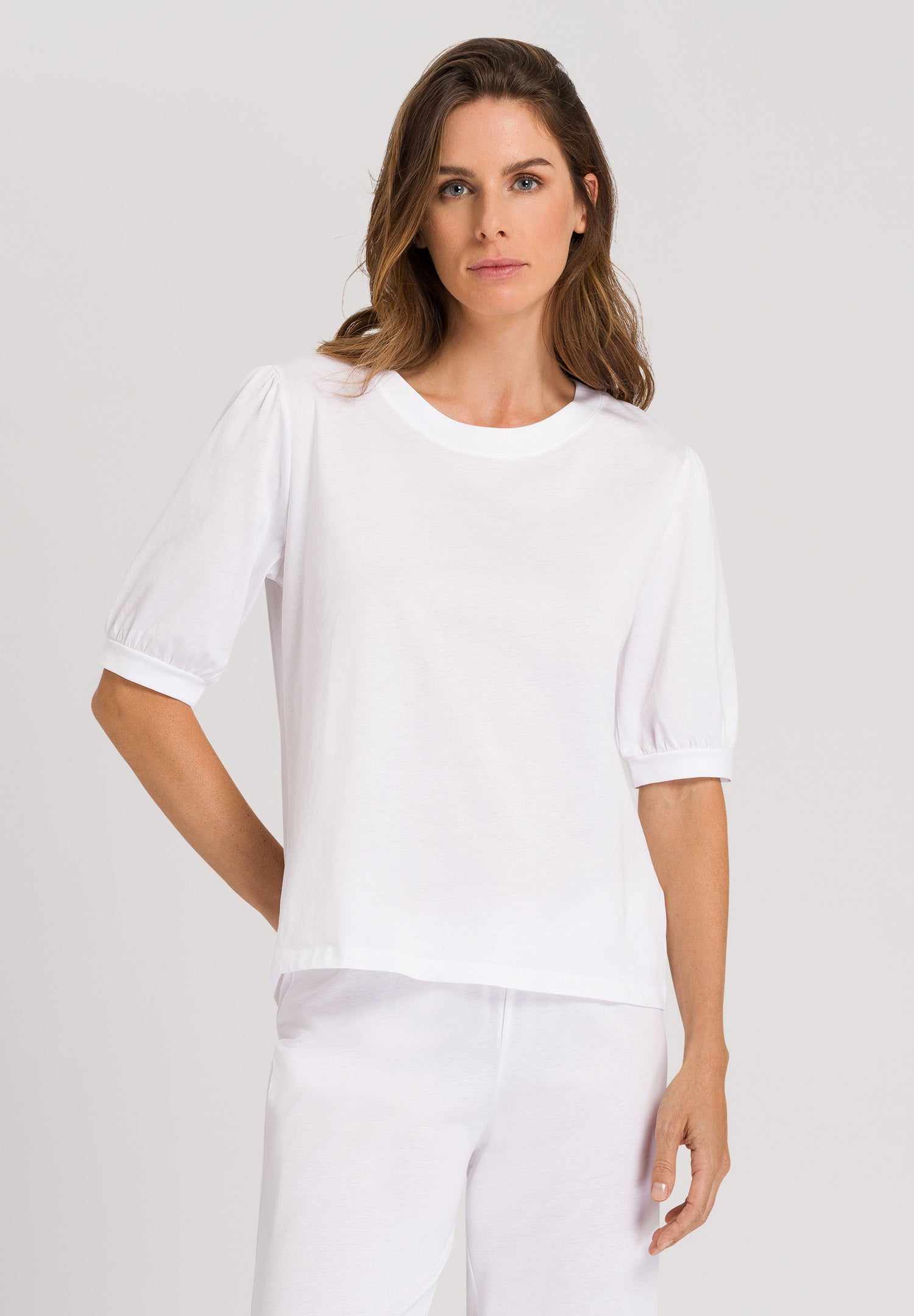 78741 Natural Shirt Short Sleeve Shirt - 101 White